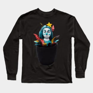 mermaid pot Long Sleeve T-Shirt